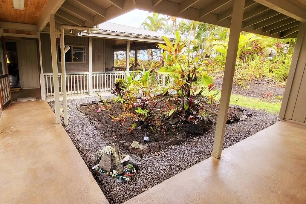 Willa Unique Lava House By Steaming Crater Pahoa Stany Zjednoczone Ameryki