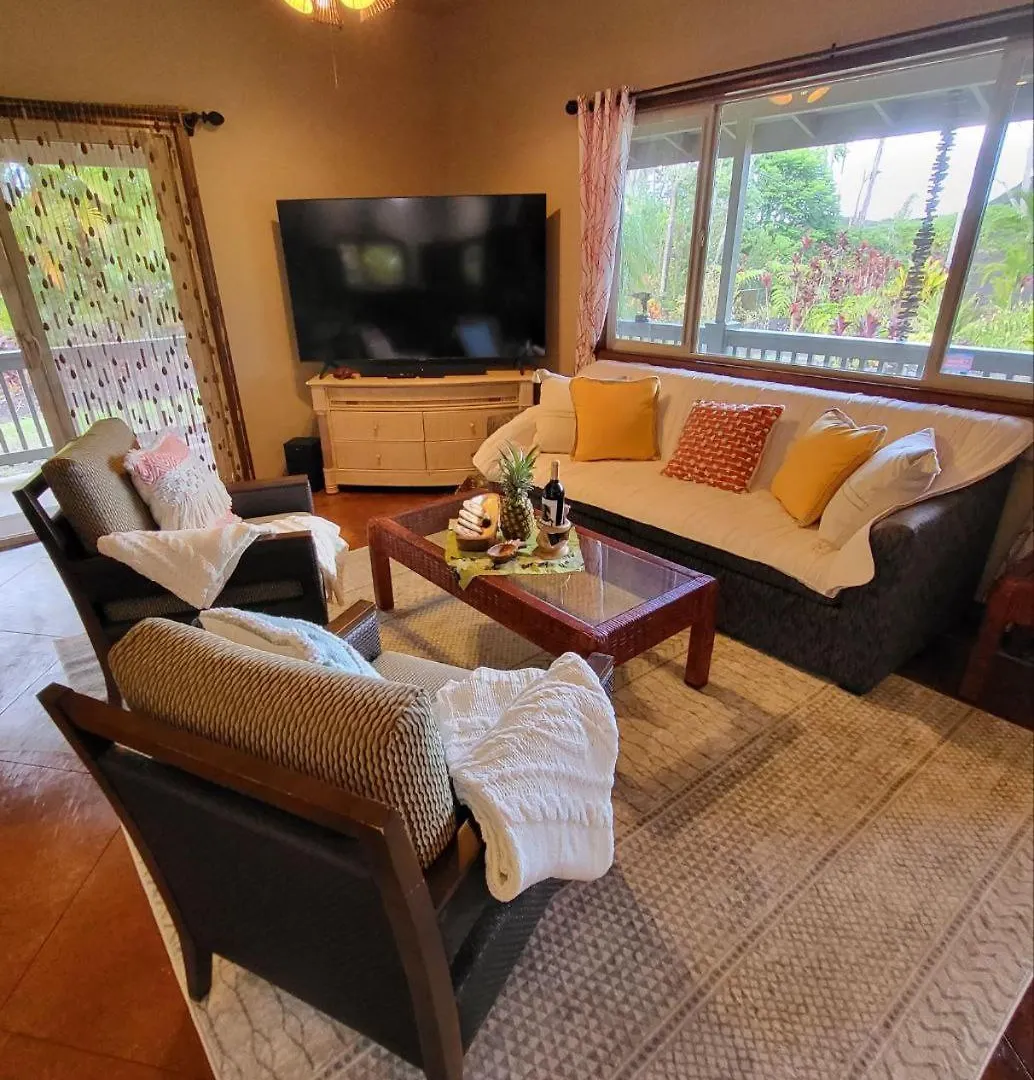 Willa Unique Lava House By Steaming Crater Pahoa Dom wakacyjny
